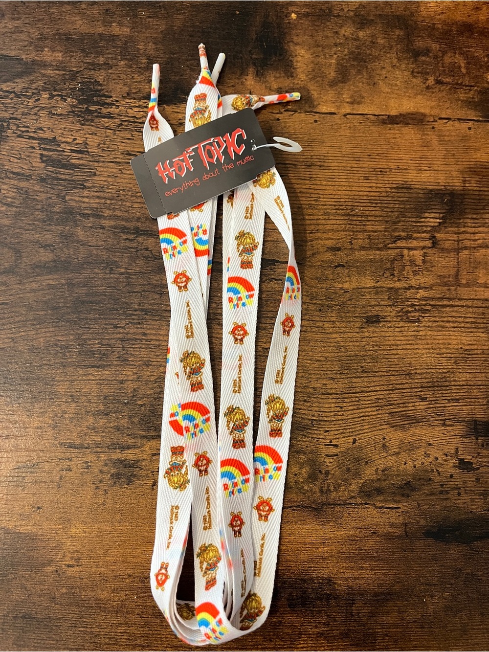 Hot Topic Y2K Rainbow Brite Shoe Laces New